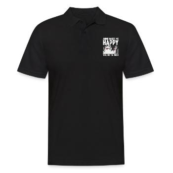 Anime Makes Me Happy You Not So Much Cute Anime - Polo Homme - noir - Devant - Kai (181cm)