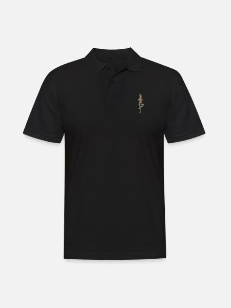 Gepard - Männer Poloshirt - Schwarz