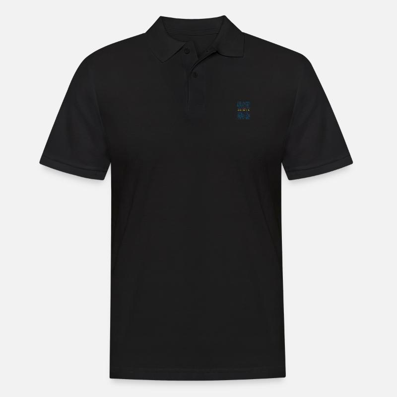 1975 - Männer Poloshirt - Schwarz