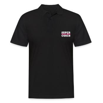 coach - Men's Polo Shirt - black - Front - Kai (181cm)