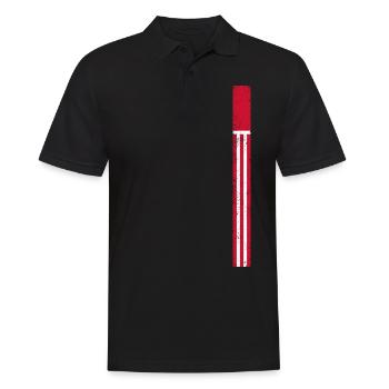Eindhoven Stripes - Men's Polo Shirt - black - Front - Kai (181cm)