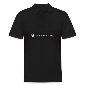 Hamm coordinates - Men's Polo Shirt - black - Front - Kai (181cm)