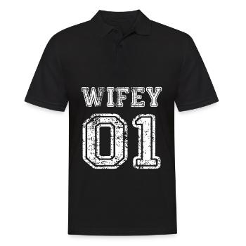 Mariage mariage mariage cérémonie amour idée cadeau - Polo Homme - noir - Devant - Kai (181cm)