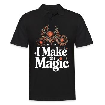 Pyrotechnie Feux d’artifice Pyrotechnie - Polo Homme - noir - Devant - Kai (181cm)