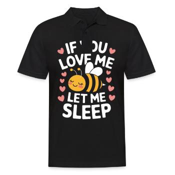 Honigbiene Imker Bienen Biene - Männer Poloshirt - Schwarz - Vorne - Kai (181cm)