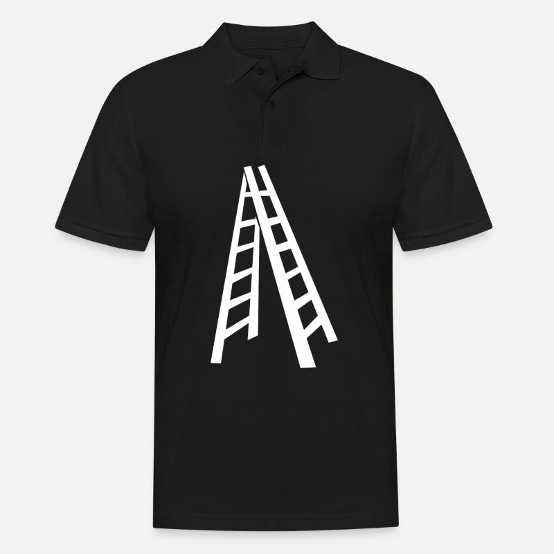 Leiter - Männer Poloshirt - Schwarz
