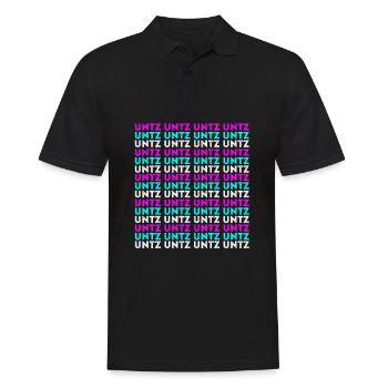 Untz Untz Untz Untz Untz Untz Untz Untz Untz Untz - Männer Poloshirt - Schwarz - Vorne - Kai (181cm)
