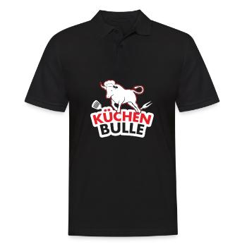 Küchenbulle Koch Küche Essen Koch Beruf - Männer Poloshirt - Schwarz - Vorne - Kai (181cm)