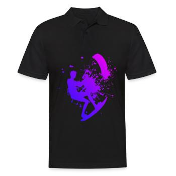 Kitesurf Kitesurf Cerf-volant Femmes Hommes Kitesurf - Polo Homme - noir - Devant - Kai (181cm)