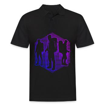 Escalade Femmes Hommes Escalade Grimpeur de bloc - Polo Homme - noir - Devant - Kai (181cm)