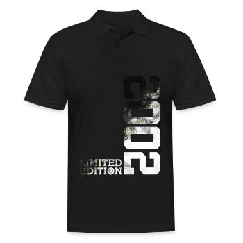 24TH BIRTHDAY LIMITED EDITION 2002 - Men's Polo Shirt - black - Front - Kai (181cm)