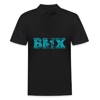 BMX - Men's Polo Shirt - black - Front - Kai (181cm)