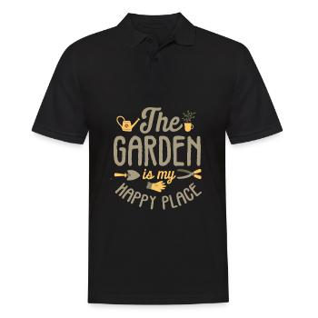 Jardinier de jardin - Polo Homme - noir - Devant - Kai (181cm)