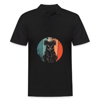 Koala - Männer Poloshirt - Schwarz - Vorne - Kai (181cm)