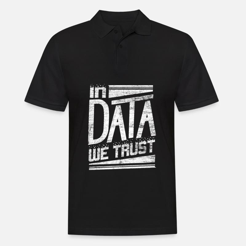 Informatik Nerd Coding - Männer Poloshirt - Schwarz
