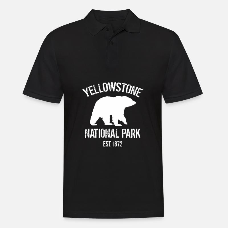 Yellowstone Dutton Ranch - Männer Poloshirt - Schwarz