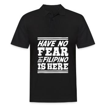 Philippines Philippin - Polo Homme - noir - Devant - Kai (181cm)