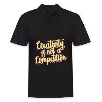 La créativité des musiciens n'est pas une compétition - Polo Homme - noir - Devant - Kai (181cm)