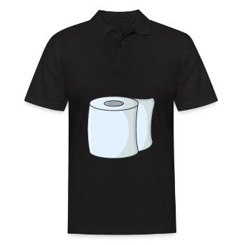 Papier toilette papier toilette - Polo Homme - noir - Devant - Kai (181cm)