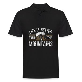 Paragliding Gleitschirm - Männer Poloshirt - Schwarz - Vorne - Kai (181cm)