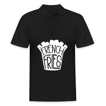 fries - Men's Polo Shirt - black - Front - Kai (181cm)