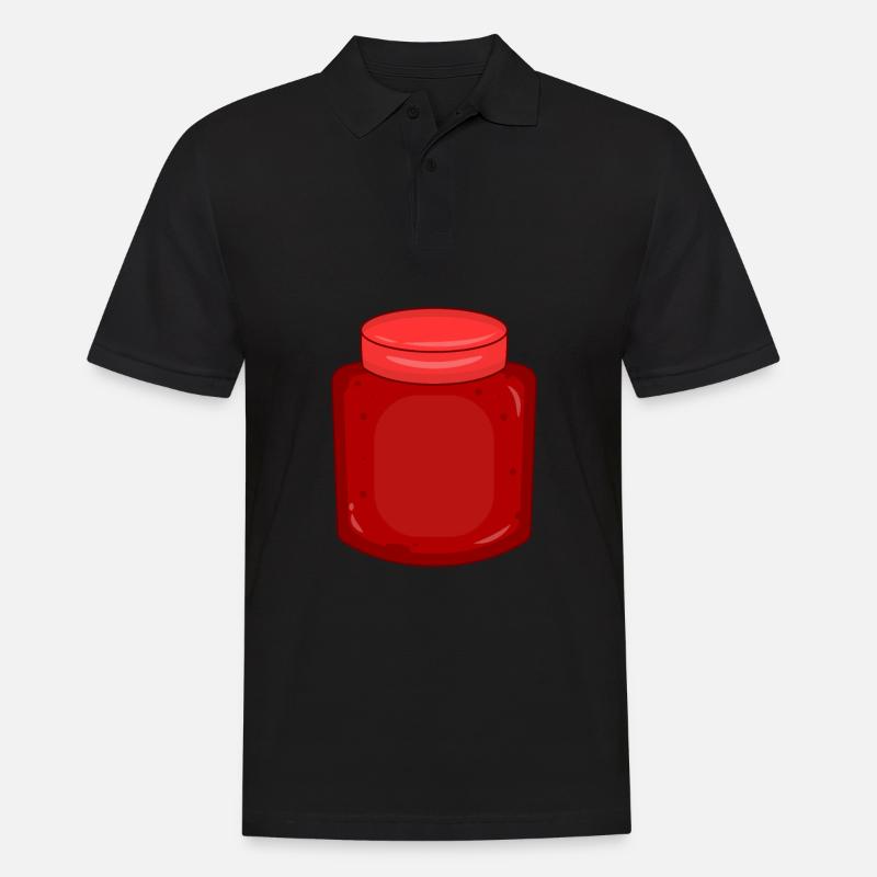 Marmelade - Männer Poloshirt - Schwarz