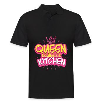Cuisine femme cuisinière - Polo Homme - noir - Devant - Kai (181cm)