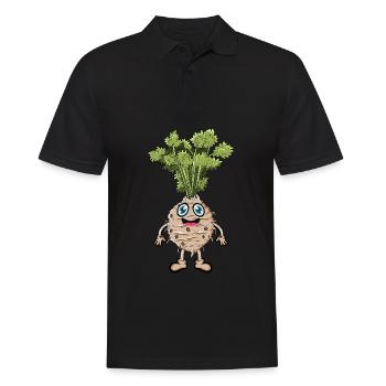 Sellerie - Polo Homme - noir - Devant - Kai (181cm)