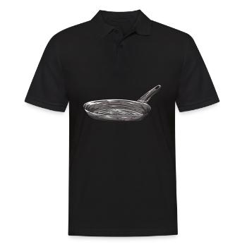 Pan cooking - Men's Polo Shirt - black - Front - Kai (181cm)