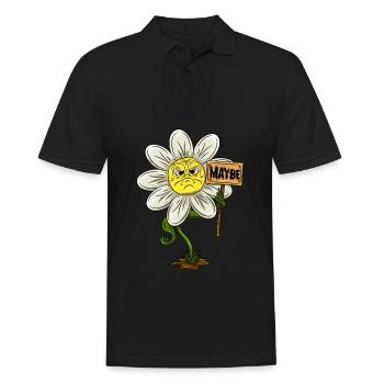 Pâquerette - Polo Homme - noir - Devant - Kai (181cm)
