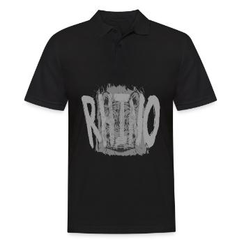 Rhinoceros - Men's Polo Shirt - black - Front - Kai (181cm)