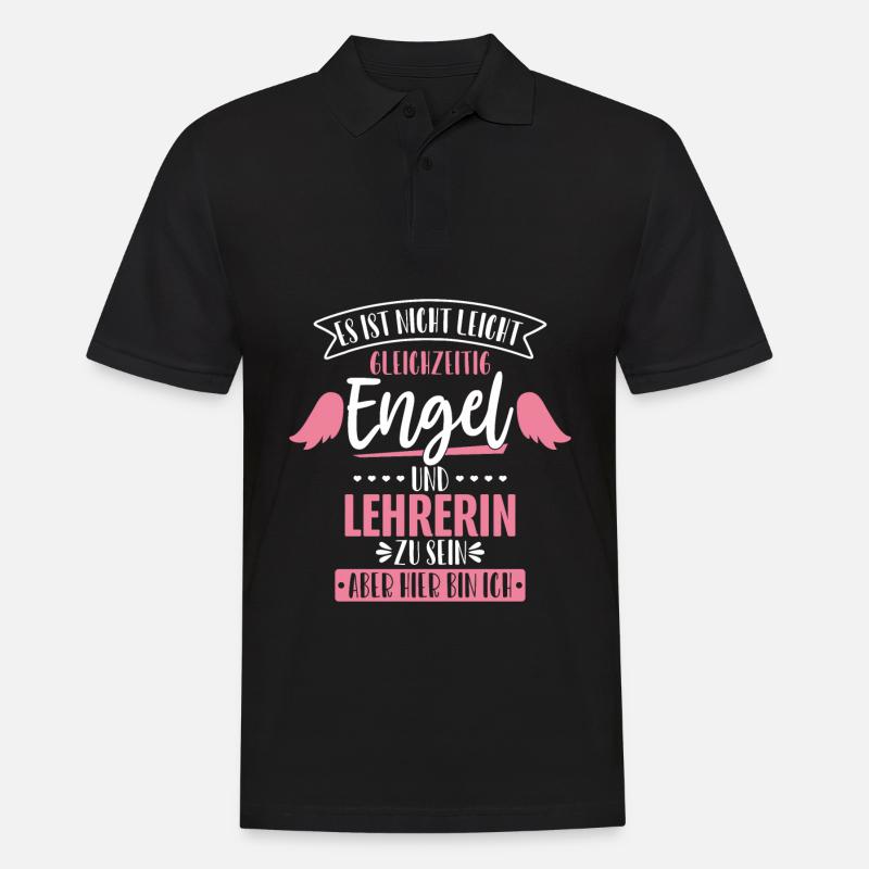 Lehrerin - Männer Poloshirt - Schwarz