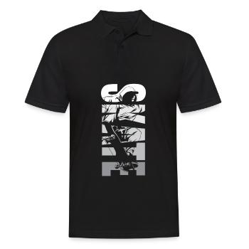 Skate Skater Skateboard - Polo Homme - noir - Devant - Kai (181cm)