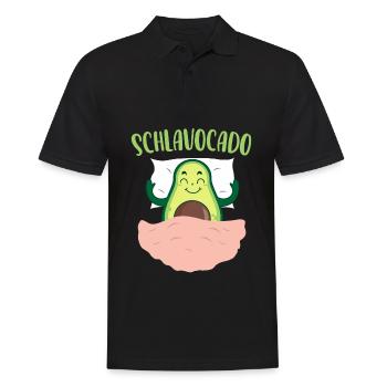 Schlavocado Avocado Official Sleep Shirt - Men's Polo Shirt - black - Front - Kai (181cm)