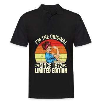 I am the original since 1972 Limited Edition - Men's Polo Shirt - black - Front - Kai (181cm)