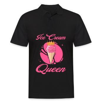 Ice Queen Sorbet Icicles Mochi - Men's Polo Shirt - black - Front - Kai (181cm)