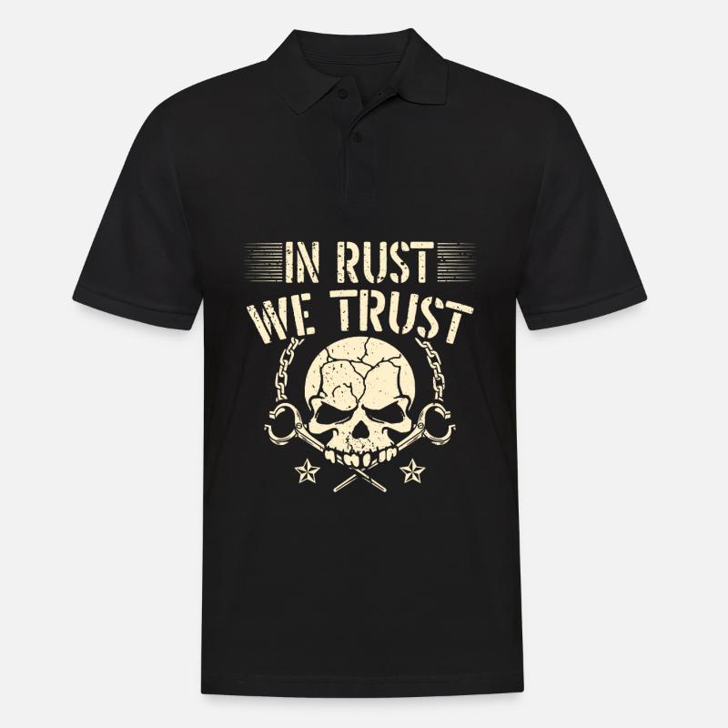 In Rust we rely on Blacksmith Bladesmith - Men's Polo Shirt - black