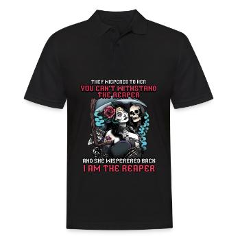 I Am The Grim Reaper Dia De Los Muertos - Men's Polo Shirt - black - Front - Kai (181cm)