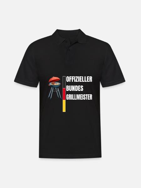 Official Federal GrillMaster Grill & Barbecue - Men's Polo Shirt - black