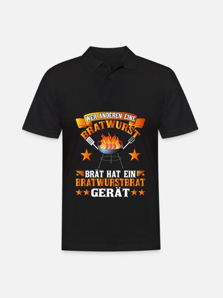Official Federal GrillMaster Grill & Barbecue - Men's Polo Shirt - black