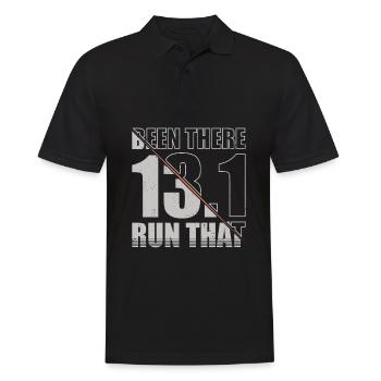 J’ai couru ce 13.1 Runner Marathon Trail - Polo Homme - noir - Devant - Kai (181cm)