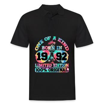 Unique Born 1992 Édition Limitée - Polo Homme - noir - Devant - Kai (181cm)
