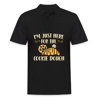Je ne suis que pour la pâte à biscuits ici | Boulanger - Polo Homme - noir - Devant - Kai (181cm)