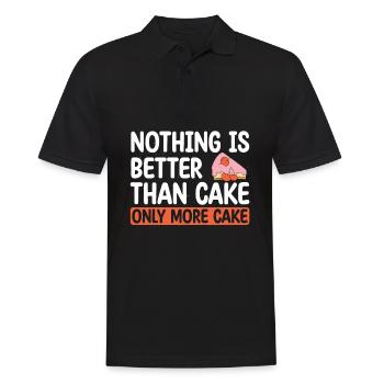 Rien de mieux que | gâteau Cuire des | de t-shirt - Polo Homme - noir - Devant - Kai (181cm)