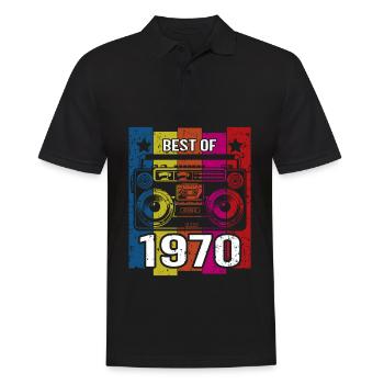 Meilleur de 1970 Lecteur de cassette radio stéréo - Polo Homme - noir - Devant - Kai (181cm)