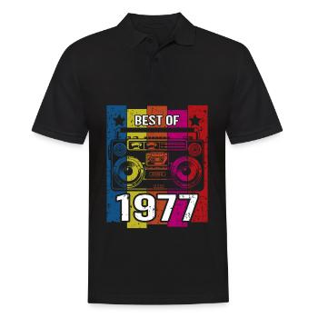 Meilleur de 1977 Lecteur de cassette radio stéréo - Polo Homme - noir - Devant - Kai (181cm)