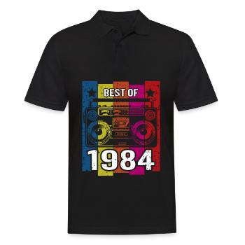 Meilleur de 1984 Lecteur de cassette radio stéréo - Polo Homme - noir - Devant - Kai (181cm)