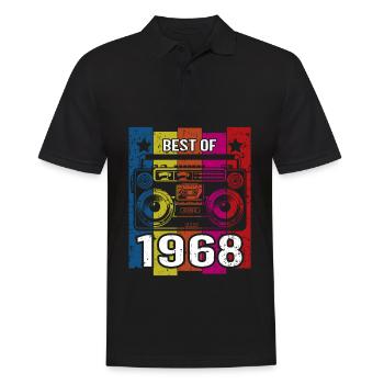 Le meilleur du lecteur de cassette radio stéréo de 1968 - Polo Homme - noir - Devant - Kai (181cm)