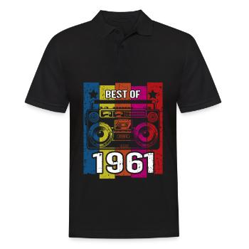 Le meilleur du lecteur de cassette radio stéréo de 1961 - Polo Homme - noir - Devant - Kai (181cm)