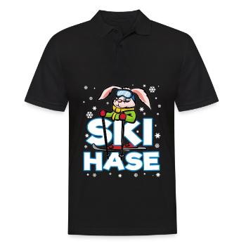 SKI HASE Ski Snow Snow - Men's Polo Shirt - black - Front - Kai (181cm)
